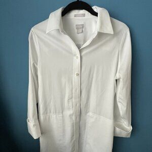 Long sleeve with French cuffs and front pockets - great with leggings